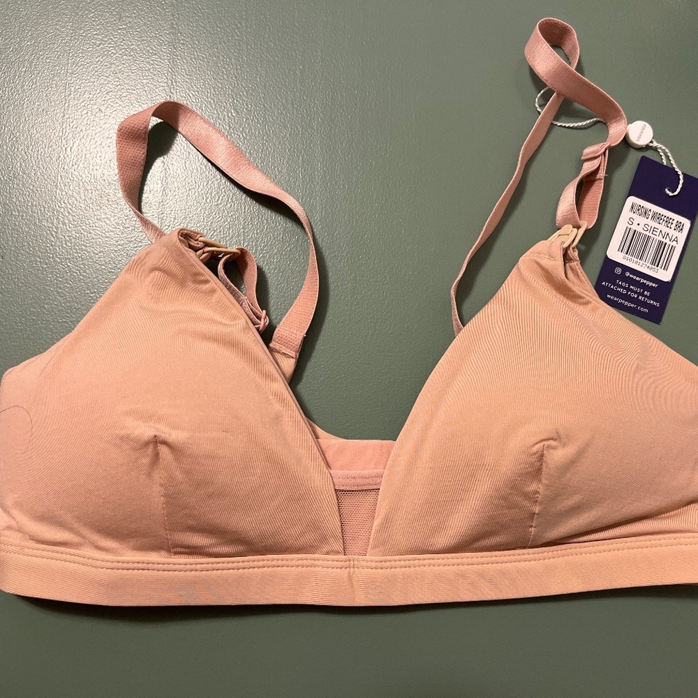 Pepper nursing wirefree bra size S